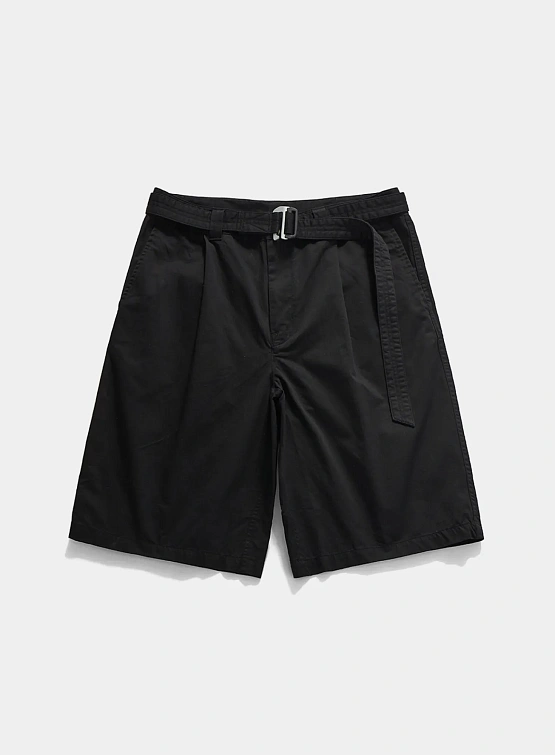 Шорты UNAFFECTED Belted One Tuck Black