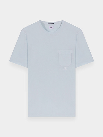 Футболка C.P. Company  Logo Print Pocket Starlight