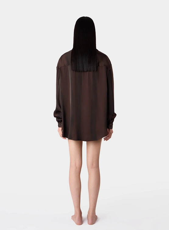 Рубашка Sunnei Over Shirt Brown