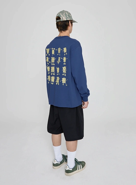 Лонгслив YESEYESEE A Logo L/S Cobalt Blue