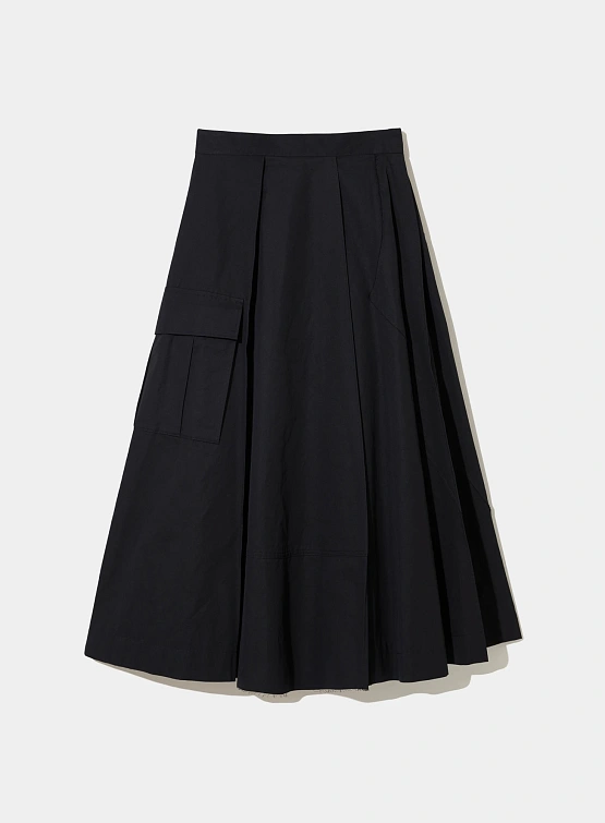 Женская юбка UNDERCOVER Cotton Gabber Army Skirt Black