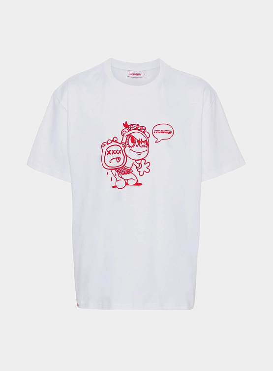 Футболка Charles Jeffrey Loverboy 90S Short Sleeve White