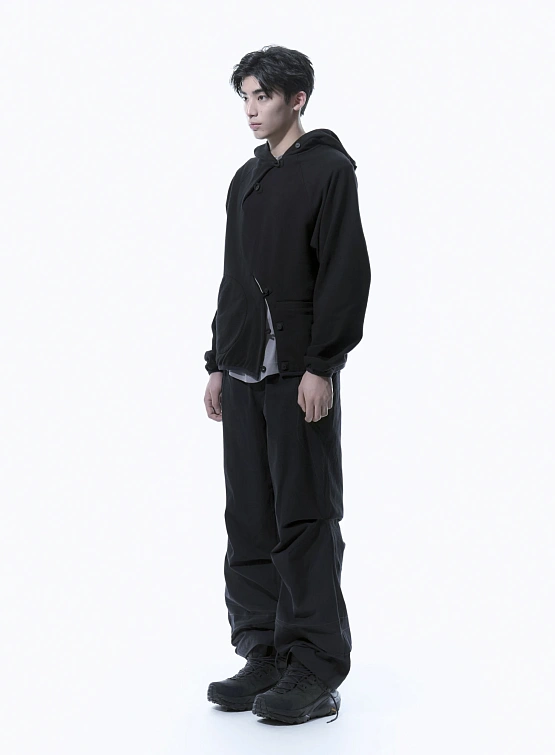 Худи SAN SAN GEAR Button Hoodie Black