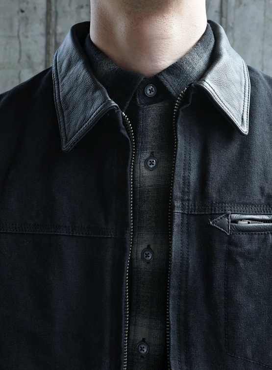 Куртка FrizmWORKS Heavy Canvas Destroyed Black