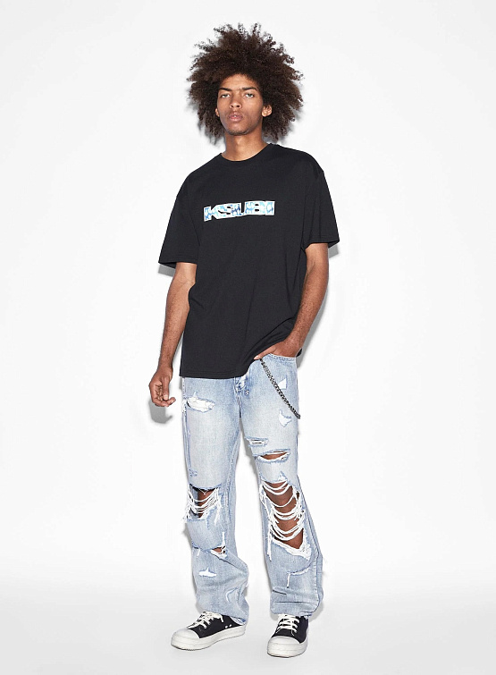 Футболка Ksubi Portal Biggie Ss Tee Jet Black