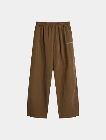 Брюки MKI MIYUKI ZOKU Sandwash Cupro Wide Leg Brown