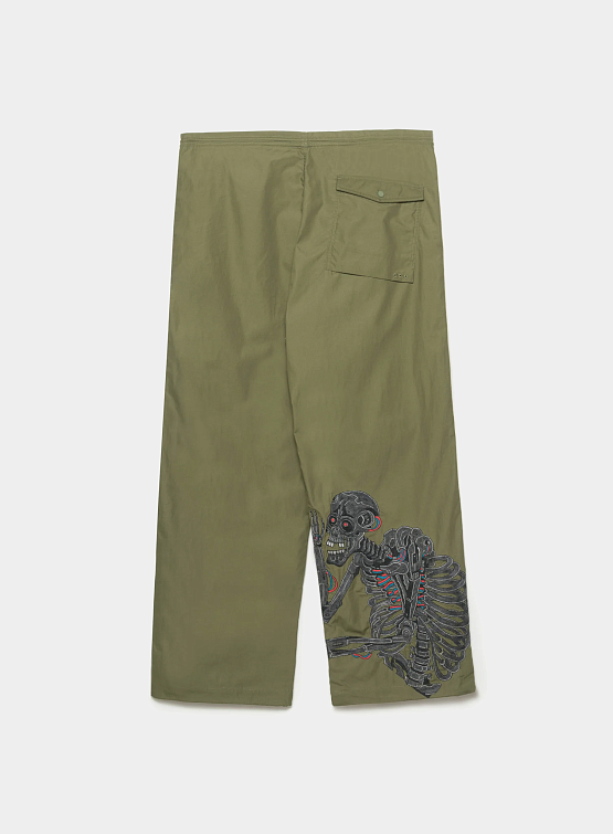 Брюки MAHARISHI 5342 Cyber Skeleton Loose Olive