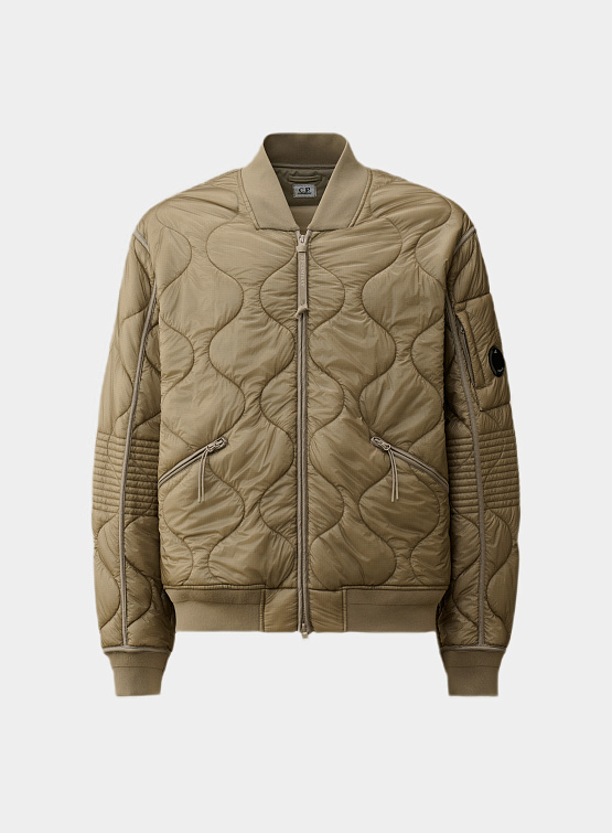 Стеганая куртка C.P. Company Liner Padded Bomber Vintage Khaki