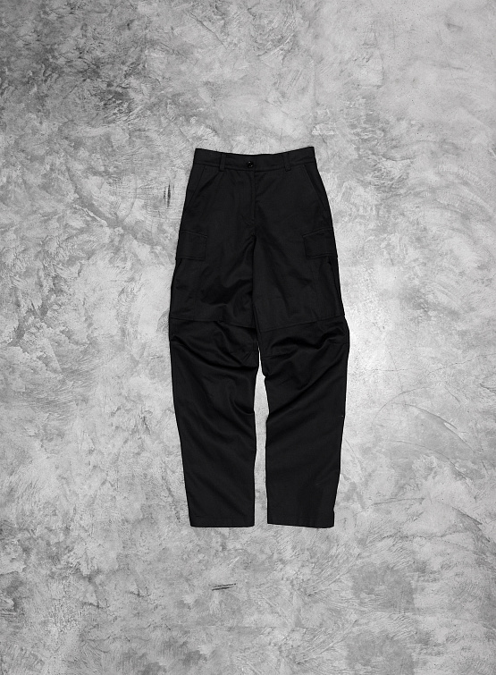 Брюки System Cargo Pocket Wide Pants Black