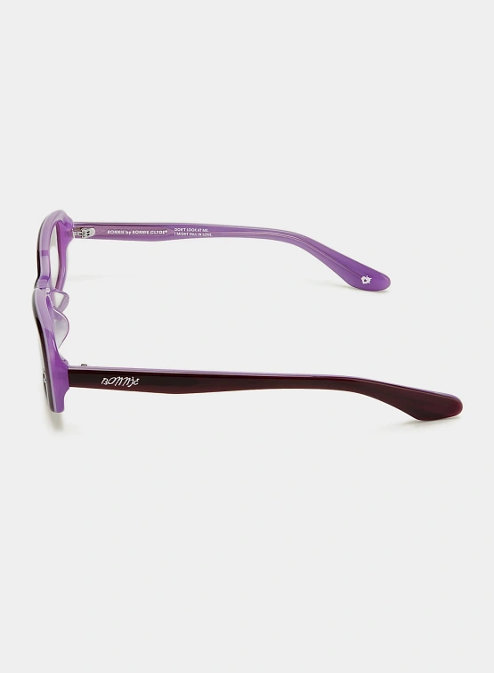 Очки Bonnie Clyde Rodeo Purple & Clear Lens