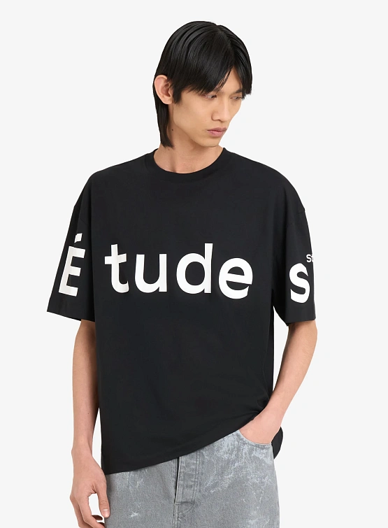 Футболка Études Relax T-shirt Big Études Black