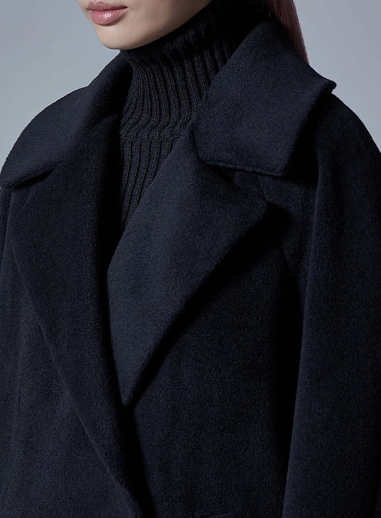 Женское пальто JUUN.J Raglan Long Robe Black