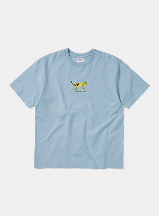 Футболка thisisneverthat Yellow Cat Tee Sky Blue