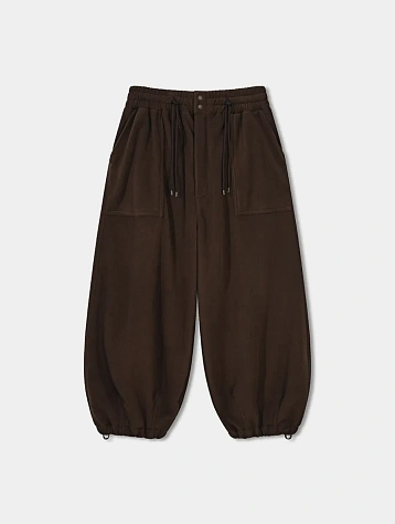 Брюки ANGLAN Double String Fleece Fatigue Brown