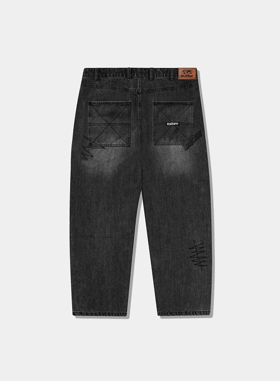 Джинсы Butter Goods Stitch Jeans Distressed Grey