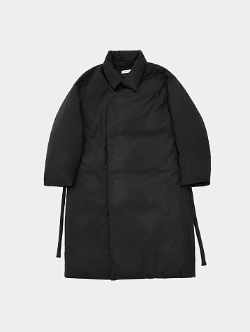 Пуховик AMOMENTO Down Puffer Long Coat Black