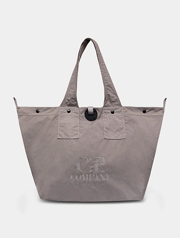 Тоут C.P. Company Twill Left Hand Logo Vintage Khaki