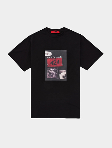 Футболка 424 Youth Demands Black