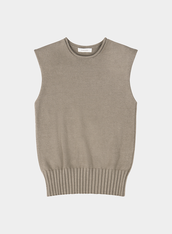 Жилет entire studios Burns Knit Vest Middle Grey