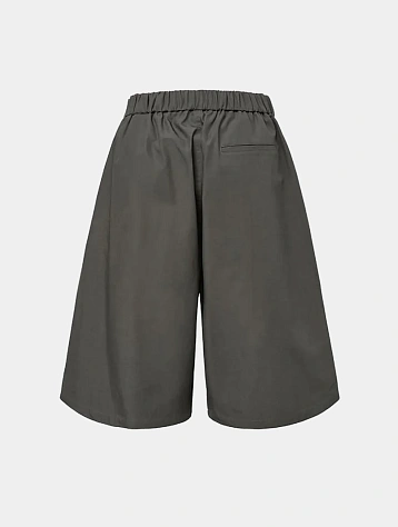 Шорты AMOMENTO Two Tuck Wide Brown