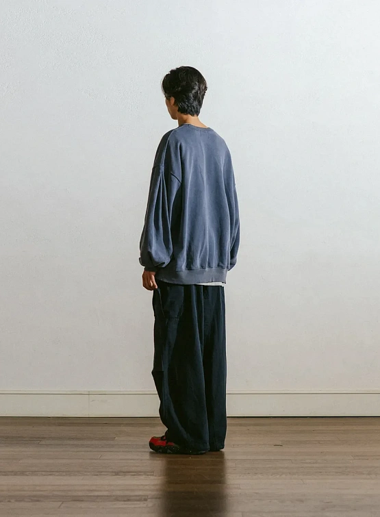 Свитшот ANGLAN Valley Salt Washed Blue