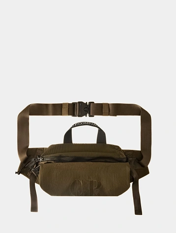 Сумка C.P. Company Plain Paper Touch Waistbag Ivy Green