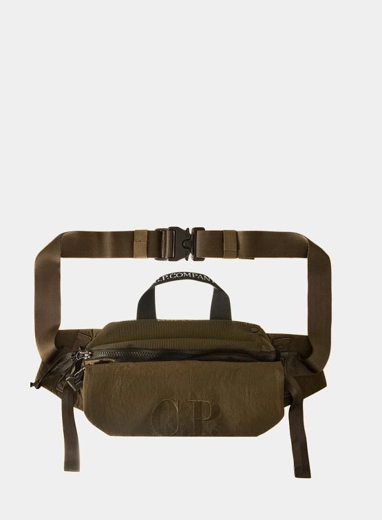 Сумка C.P. Company Plain Paper Touch Waistbag Ivy Green