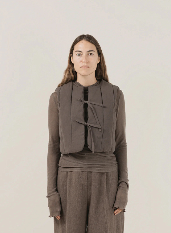 Женский жилет Satta Insulated Leaf Vest Charcoal