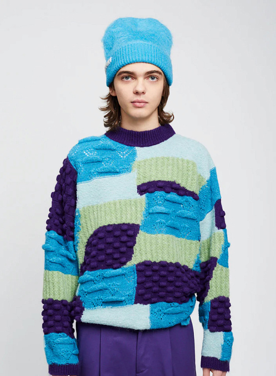 Свитер BONSAI Intarsio Knit Crewneck Multicolor