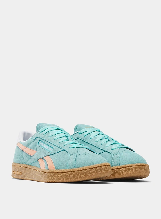 Кеды Reebok Club C Grounds UK Ai Aqua/Sunkissed Orange/Gum