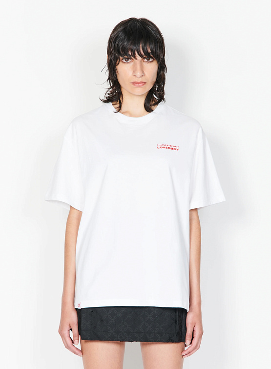 Футболка Charles Jeffrey Loverboy Art Gallery Tee White