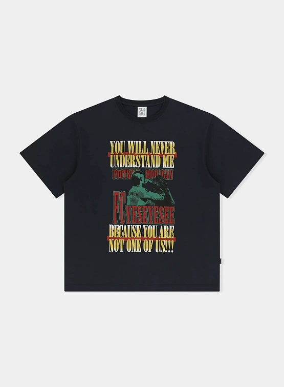 Футболка YESEYESEE Y.E.S Hooligan Tee Charcoal