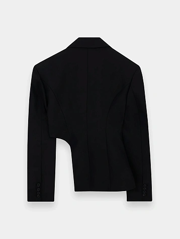 Женский блейзер MARRKNULL Black Dislocation Suit Black