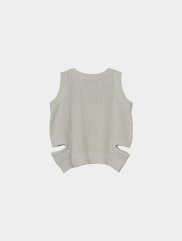 Женский топ Open YY Cut-Out Knit Cape Beige