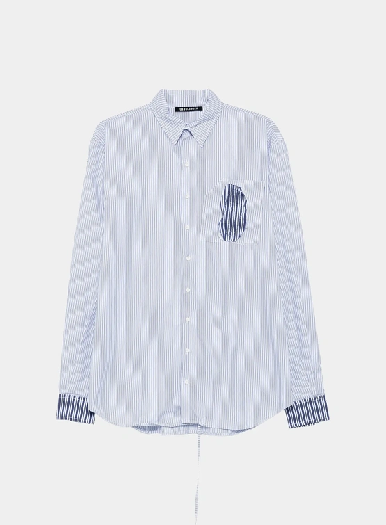 Женская Рубашка Ottolinger Oversized Shirt Blue/White