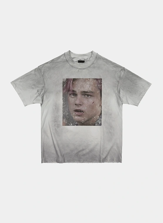 Футболка ARNODEFRANCE Dirty Vintage 'Leo' White