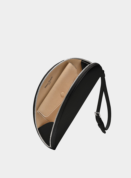Женский клатч Maison Margiela Half-Moon Leather Black