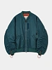 Бомбер ANGLAN Bulky Shirring MA-1 Blue Green