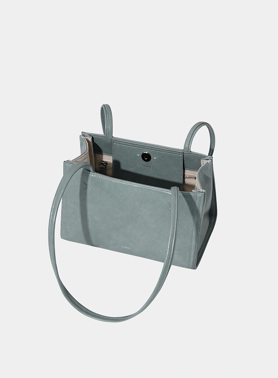 Женская сумка STAND OIL Oblong Tiny Denim Blue