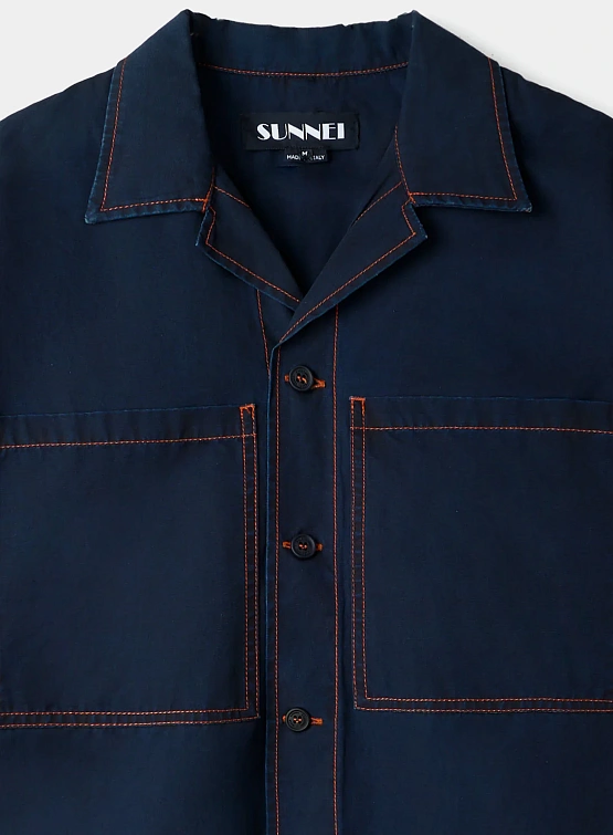 Рубашка Sunnei W Pockets Mid Washed Denim