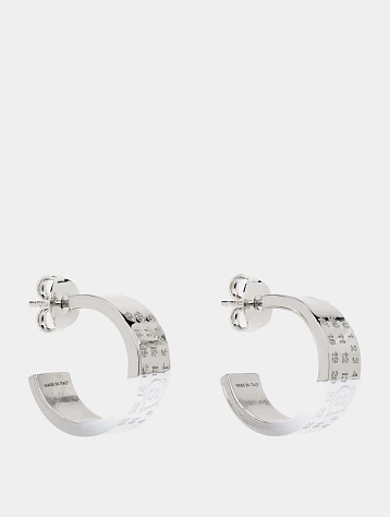 Серьги MM6 Maison Margiela Minimal Hoop
