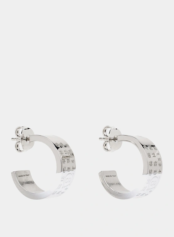 Серьги MM6 Maison Margiela Minimal Hoop