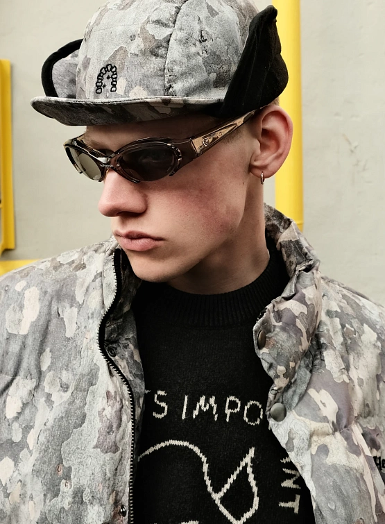 Очки NO PROBLEMO x LE SPECS Cyborg Smoke/Smoke Tint