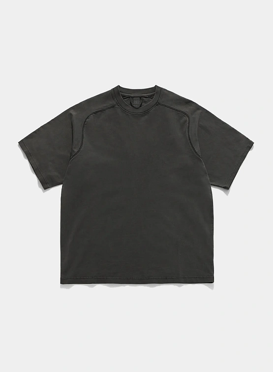 Футболка UNAFFECTED Pigment Dyed Charcoal