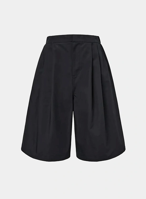 Шорты AMOMENTO Two Tuck Wide Black