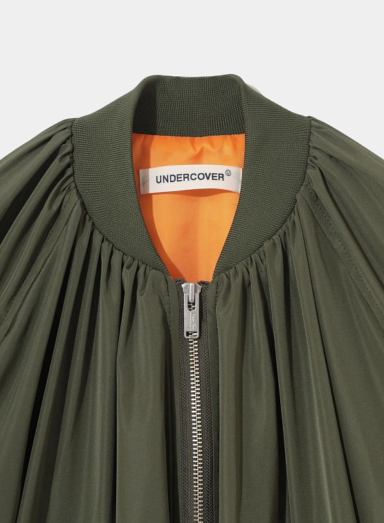 Женский бомбер UNDERCOVER Taffeta Drape MA-1 Khaki