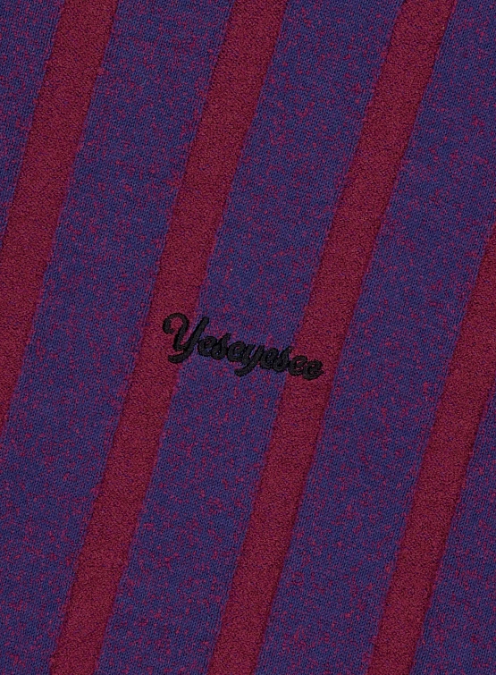 Свитер YESEYESEE Stipe Knit Pullover Navy