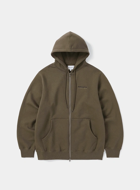 Зип-худи thisisneverthat DSN-Logo Zip Up Brown