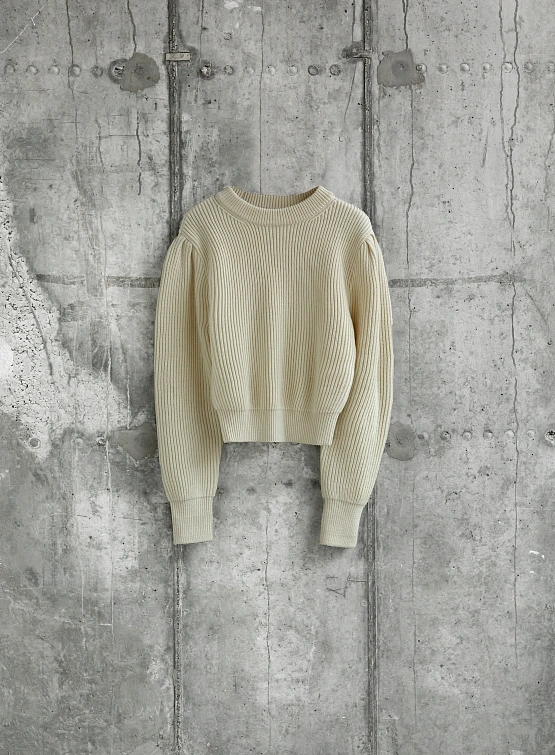 Женский свитер AMOMENTO Half Neck Knit Ecru