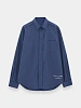 Рубашка UNDERCOVER Chambray Front Patch Gray Blue